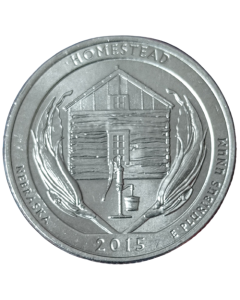 Estados Unidos ¼ dólar 2015 - Homestead Monumento Nacional da América