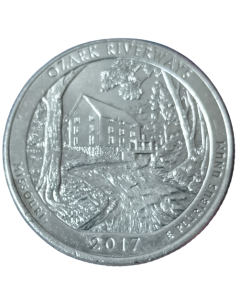 Estados Unidos ¼ dólar 2017 - Ozark National Scenic Riverways