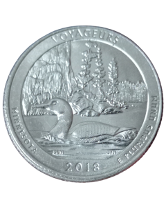 Estados Unidos ¼ dólar 2018 - Parque Nacional Voyageurs