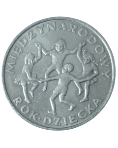 Polônia 20 zlotych 1979 - Ano Internacional da Criança