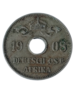 África Oriental Alemã 10 Hellers 1908