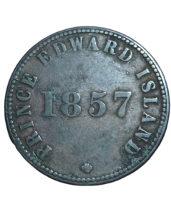 Prince Edward Island (províncias canadenses)  ½ centavo 1857
