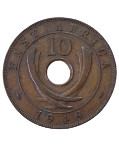África Oriental Britânica 10 cents 1949