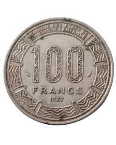 Gabão 100 francos 1977