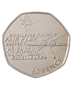 Reino Unido 50 pence 2011 - Remo