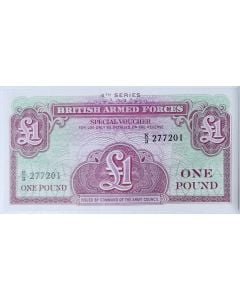 Reino Unido 1 Libra 1962 -  Voucher militar (Forças Armadas Britânicas)