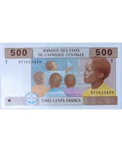 Estados da África Central 500 Francos 2002 FE - (T) Congo