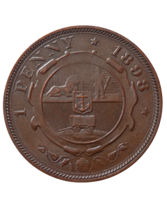 República Sul-Africana 1 Penny 1898