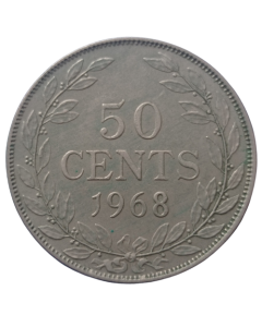 Libéria 50 Cents 1968
