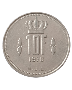 Luxemburgo 10 Francos 1976