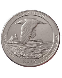 Estados Unidos ¼ dólar 2018 - Block Island National Wildlife Refuge