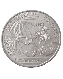 Comores 5 Francos 1992 FC - Conferência Mundial da Pesca FAO