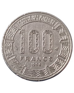 África Central (BEAC) 100 Francos 1998