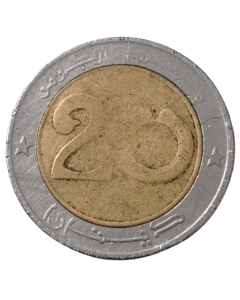 Argélia 20 Dinar 1992