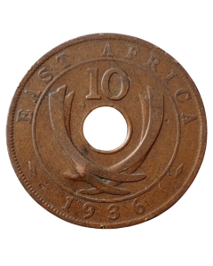 África Oriental Britânica 10 Cents 1936