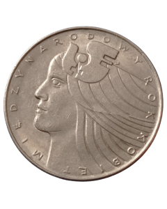 Polônia 20 zlotych 1975 - Ano Internacional da Mulher