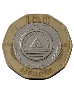 Cabo Verde 100 Escudos 1994 - Plantas - aeonium gorgoneum