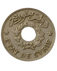 Síria 1 piastre 1935 - Protectorado Francês