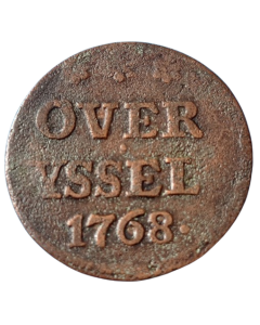Província de Overijssel 1 Duit 1768
