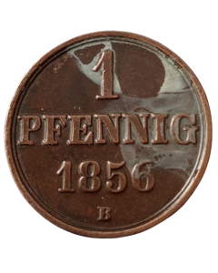 Hannover 1 pfennig 1856