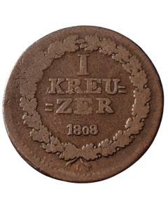 Ducado de Nassau 1 Kreuzer 1808 
