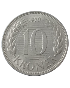 Dinamarca 10 Coroas 1979