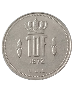 Luxemburgo 10 Francos 1972