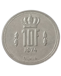 Luxemburgo 10 Francos 1974