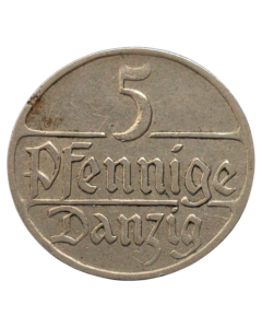 Danzig 5 Pfennig 1923