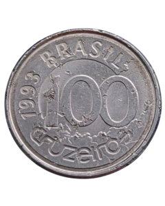 Brasil 100 Cruzeiros 1993 - Peixe Boi