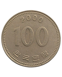 Coreia do Sul 100 won 2000