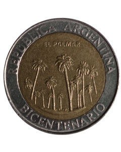 Argentina 1 Peso 2010 - Bicentenário da Argentina - El Palmar