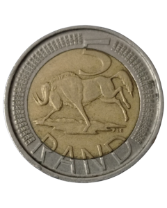 África do Sul 5 Rands 2008