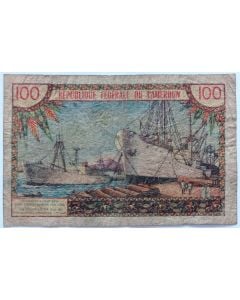 Camarões 100 francos 1962