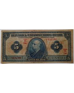 Brasil R100c  5000 Réis 1942