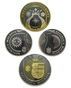 Set Moldávia FC (4 moedas que formam o Brasão)