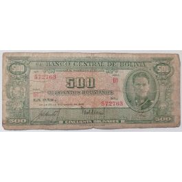 Bolívia 500 Bolivianos 1945