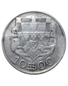 Portugal 10 Escudos 1934 - Prata