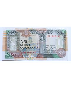 Somália 50 Novos Shillings 1991 FE