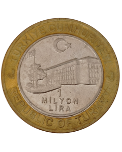 Turquia 1.000.000 lira 2004 - 535º aniversário da Casa da Moeda de Istambul