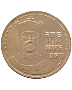 Hungria 100 Forint 1972 - 1000º aniversário - nascimento de Estêvão I da Hungria (Prata)