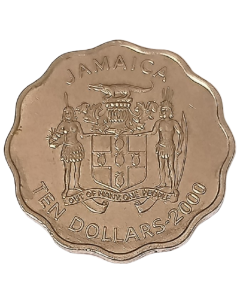 Jamaica 10 Dólares 2000