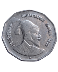 Índia 2 Rúpias 1999 - Chhatrapati Shivaji