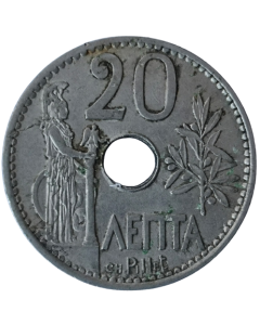 Grécia 20 Leptas 1912