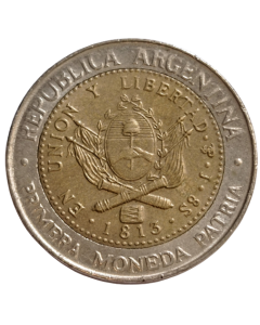 Argentina 1 Peso 2013 - 200º aniversário da primeira moeda nacional